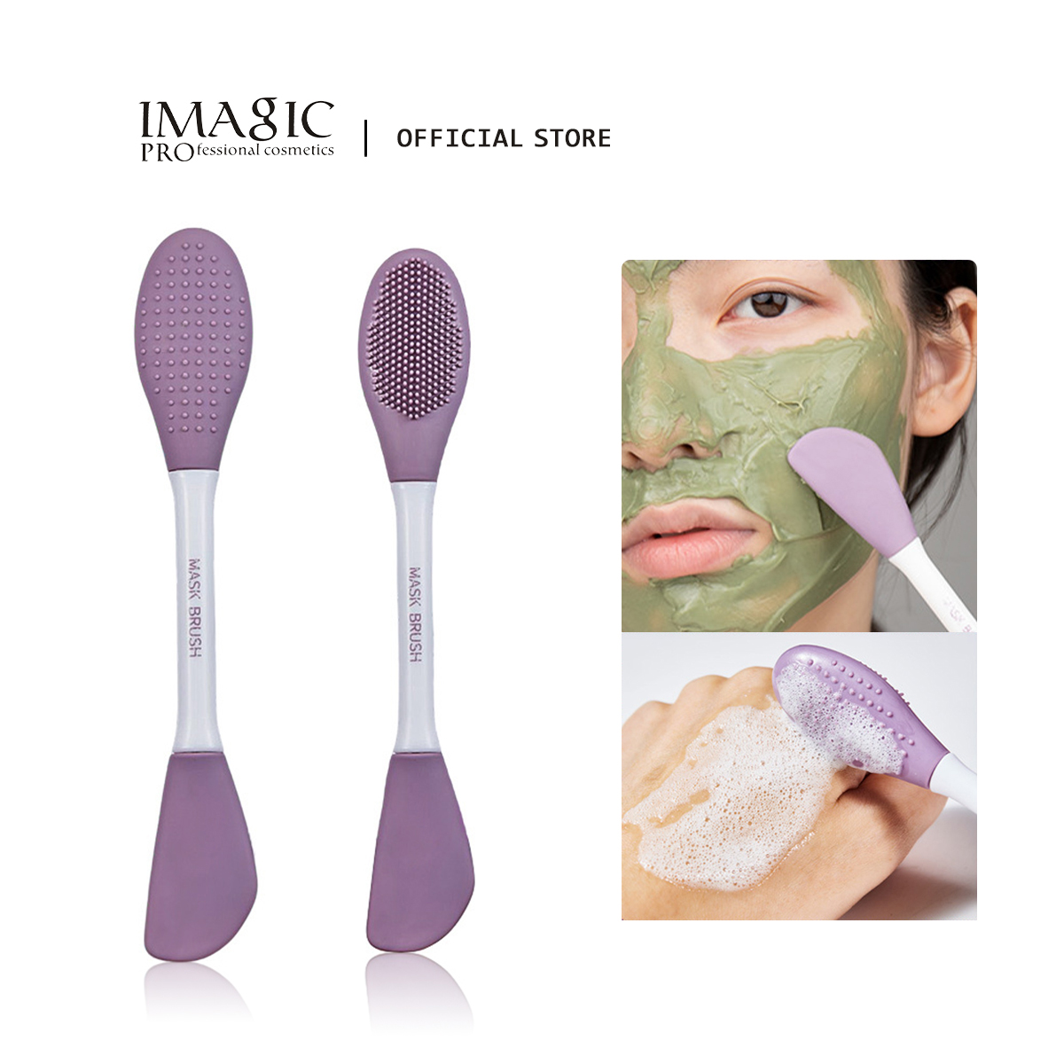 Silicone Face Scrubber Electric - Brosse nettoyante et masque facial en