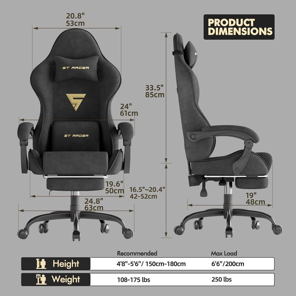 Chaise de jeu ergonomique en v - Massage avis et prix