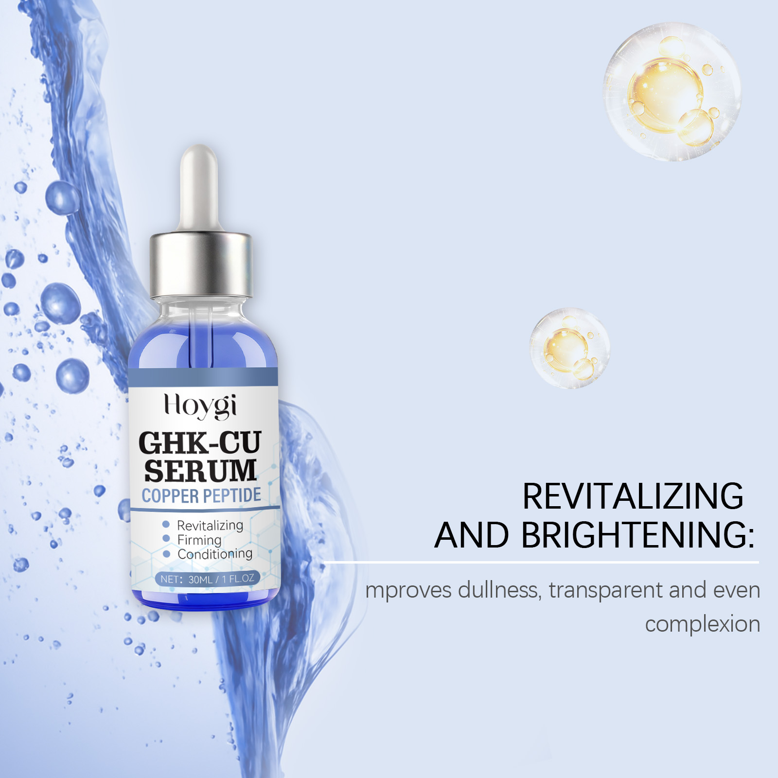 Sérum au cuivre et aux peptide - Hyaluronic Acid Facial Serum avis et prix